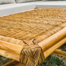 Cargar imagen en el visor de la galería, CONJUNTO DE JARDIN L CLÁSICO O ESQUINERA DE RATÁN NATURAL
