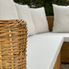 Load image into Gallery viewer, CLASSIC OR CORNER GARDEN SET IN NATURAL RATTAN
