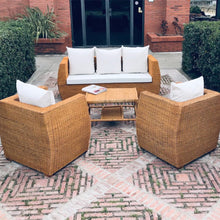 Load image into Gallery viewer, MAMBA MUEBLES CONJUNTO DE JARDIN MAFUMU DE RATÁN NATURAL SOFAS CONJUNTO DE JARDIN MAFUMU DE RATÁN NATURAL
