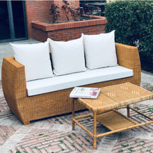 Load image into Gallery viewer, MAMBA MUEBLES CONJUNTO DE JARDIN MAFUMU DE RATÁN NATURAL SOFAS CONJUNTO DE JARDIN MAFUMU DE RATÁN NATURAL
