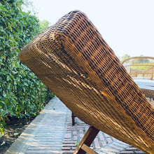 Cargar imagen en el visor de la galería, MAMBA MUEBLES TUMBONA TUMBONA LAGO MALAWI DE RATÁN NATURAL
