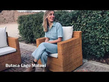 Load and play video in Gallery viewer, LAKE MALAWI ARMCHAIR
