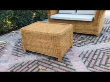 Load and play video in Gallery viewer, KASEMASEMA NATURAL RATTAN TABLE FOR OUTDOOR OR DINING ROOM
